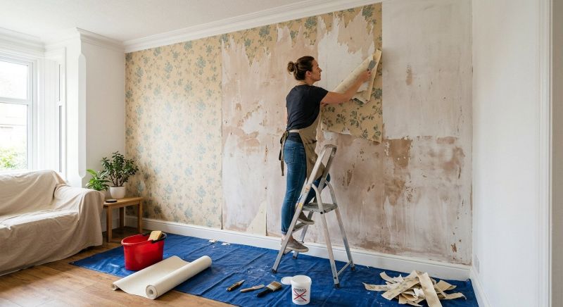 Hallway Wallpaper Installation in Kansas City, MO