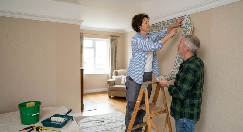 Wallpaper Border Installation in Alpharetta, GA