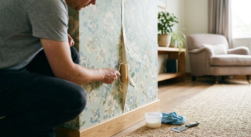 Wallpaper Seam Repair in Roswell, GA